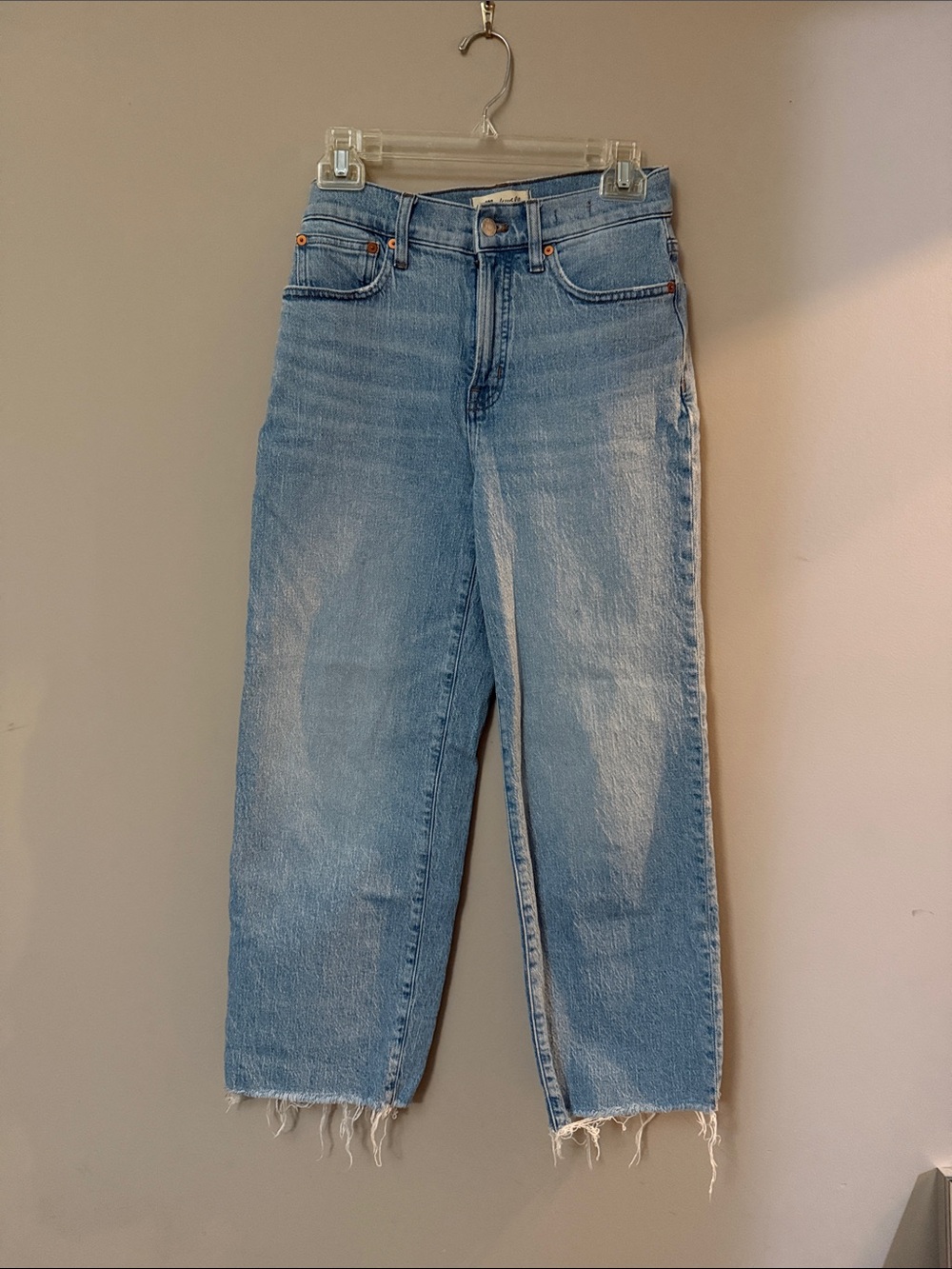 Madewell “The Perfect Vintage Wide -Leg Crop Jean”